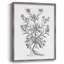 «B&W Plant Speciment VI», reproduction encadrée - bois massif-1044184562