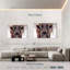 «Frosty Bison», 3 pièces sur toile-98562480