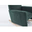 Chaise berçante en tissu avec repose-pieds Teddy-702460788
