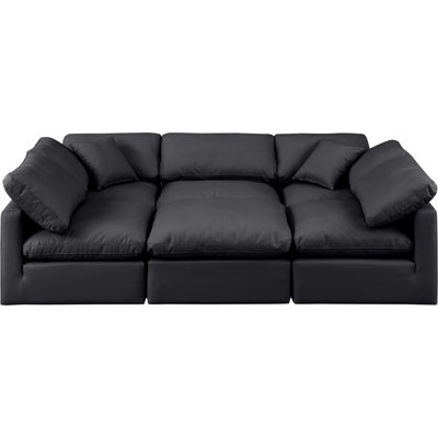 Itala Upholstered U-Shaped Sectional Reversible