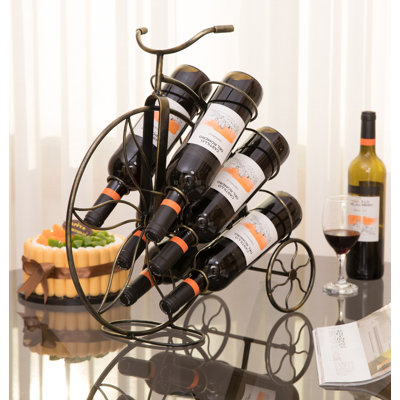 Fredric Tabletop Wine Bottle Rack in Bronze