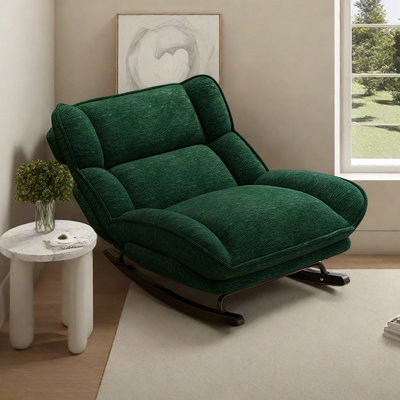 Chaise berçante de balcon avec dossier réglable