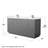 Icon 72" Double Bathroom Vanity Set-73102659-73102657-73102656