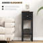 Nightstand Set of 2 with Drawer and Open Storage Shelf, White-125912471