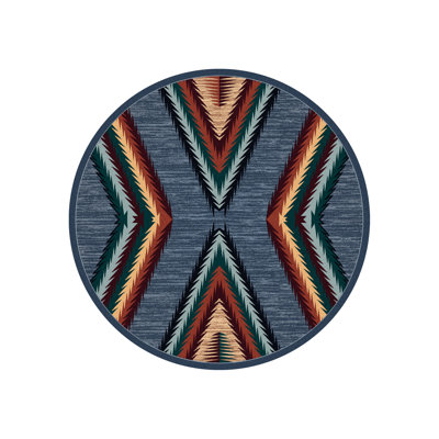 Tapis gris tissé à la machine Jacoby