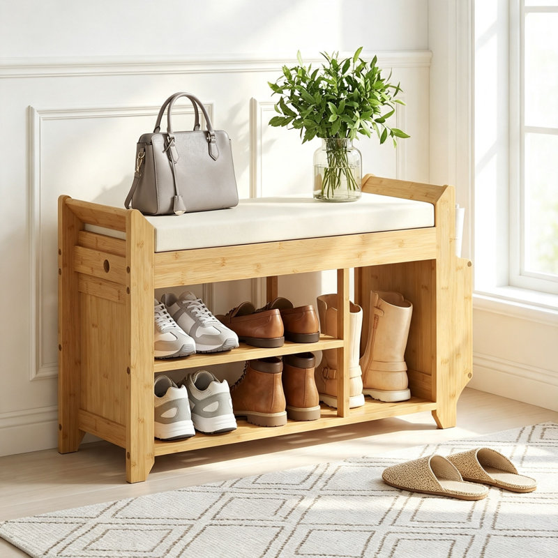 5 Pair Shoe Storage Bench