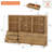 Lysiane 71 Inches Tall Bookcase With 9 Drawers, 3-Tier Bookshelf With Open Shelves For Home Office, Living Room, 106" Wide, 3 Column-853746557-855102960