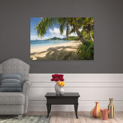 South Sea Abstract Palm Tree Coastal Wall Art Print