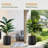 Kute Nest Indoor/Outdoor Contract Grade Small Conico Fiberstone Planter H13" x D12.6" (Tricorn Black) - Pot Opening 10"-114407576-114407580