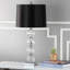 Ensemble de lampes de table transparentes et métalliques 30 po Gagnier-923204600