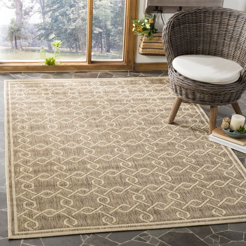 Joliet Performance Geometric Indoor/Outdoor Area Rug, Rectangle 2'7" x 5'
