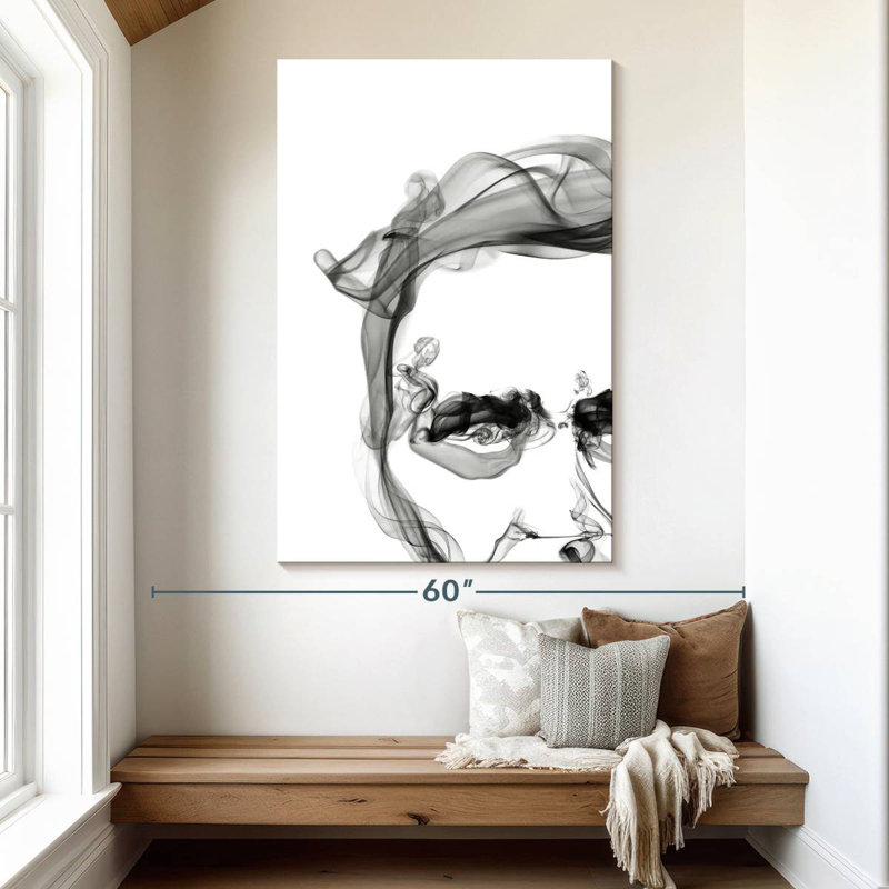 Lincoln Smoke Print, 51" H x 34" W