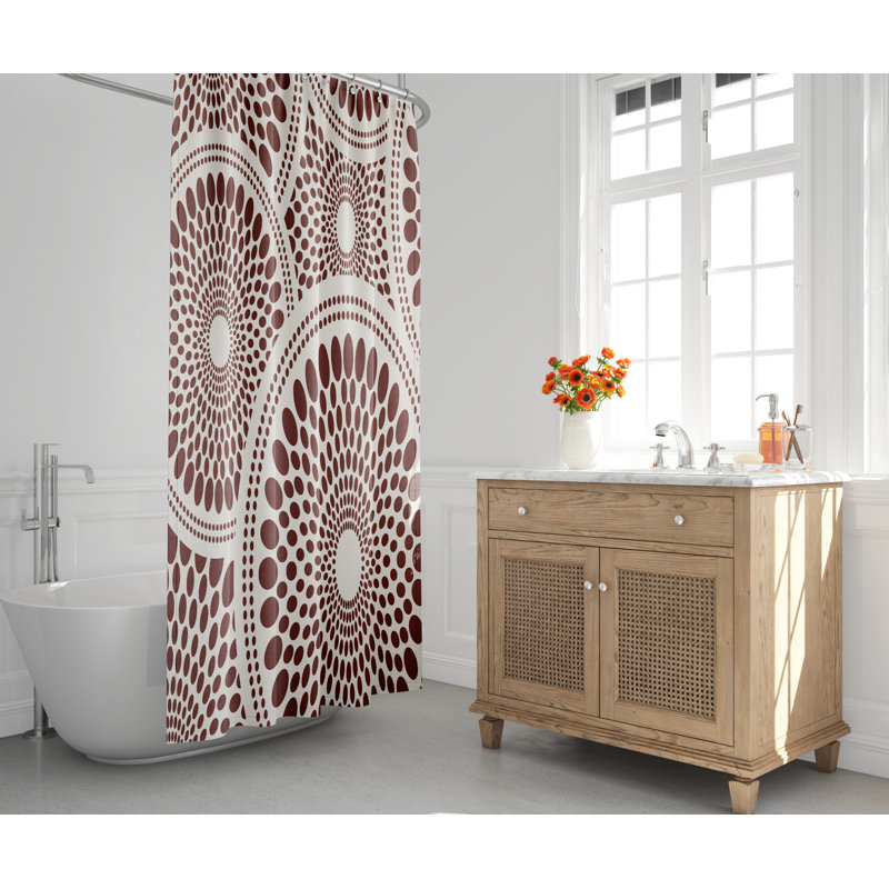 Rideau de douche Pierson, Terre cuite
