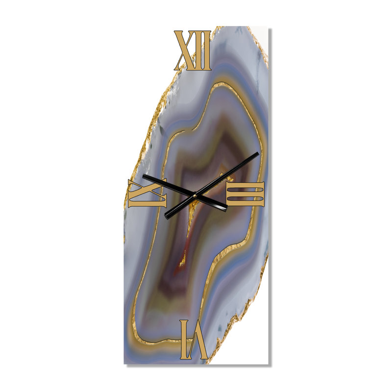 Golden Core Agate - Horloge murale tendance, Grand