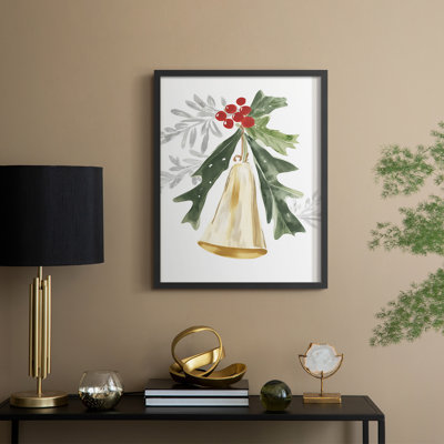 «Christmas Holiday», reproduction d'art encadrée CMXIX - bois massif