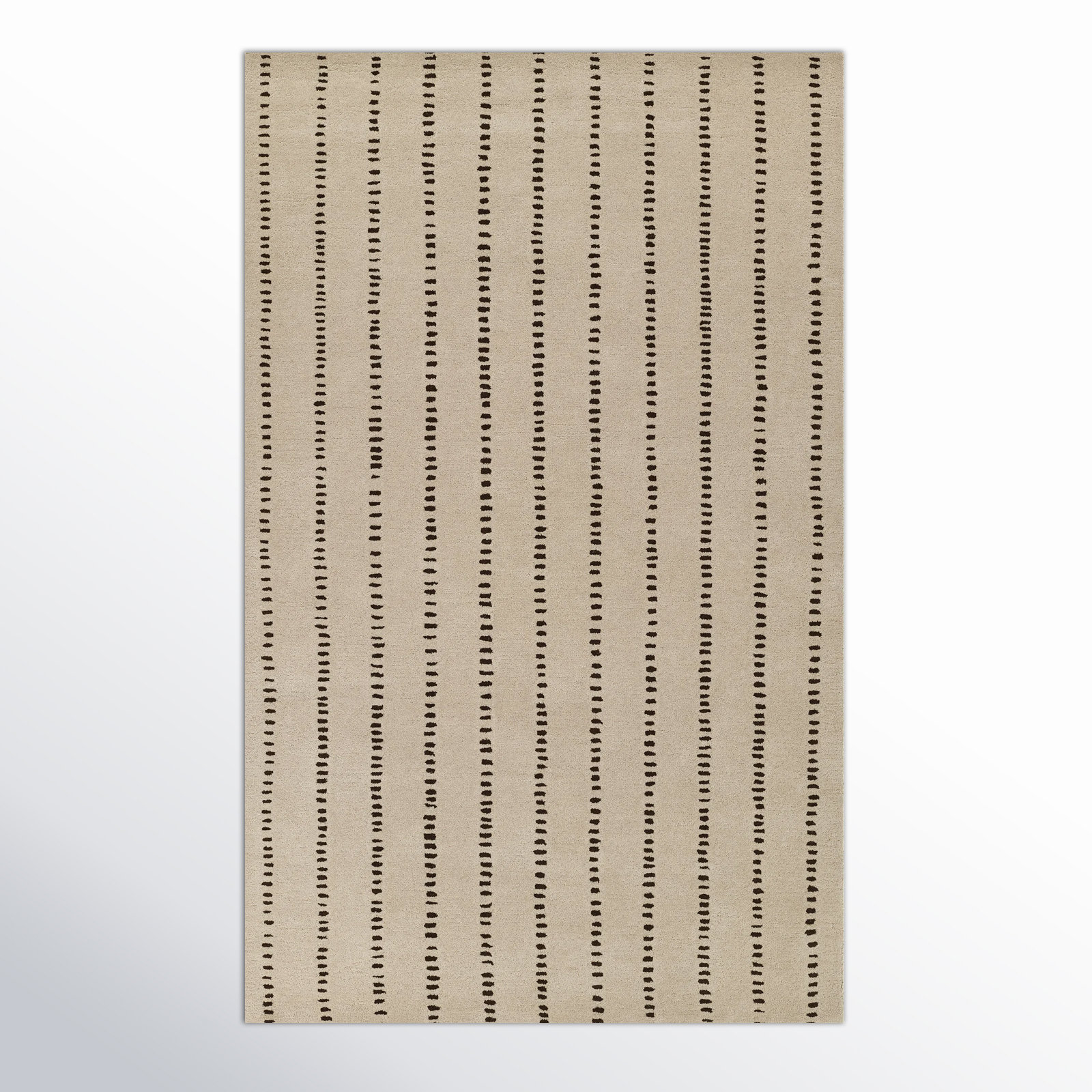 Austen Hand Tufted Wool Beige Rug, Runner 2'6" x 8'