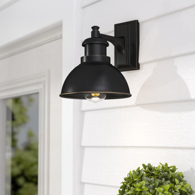 Luminaire de grange d'extérieur H 10,25 po Elisha