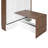 Murphy Bed With Foldable Desk – Space Saving Wall Bed - Walnut & White-1741983458