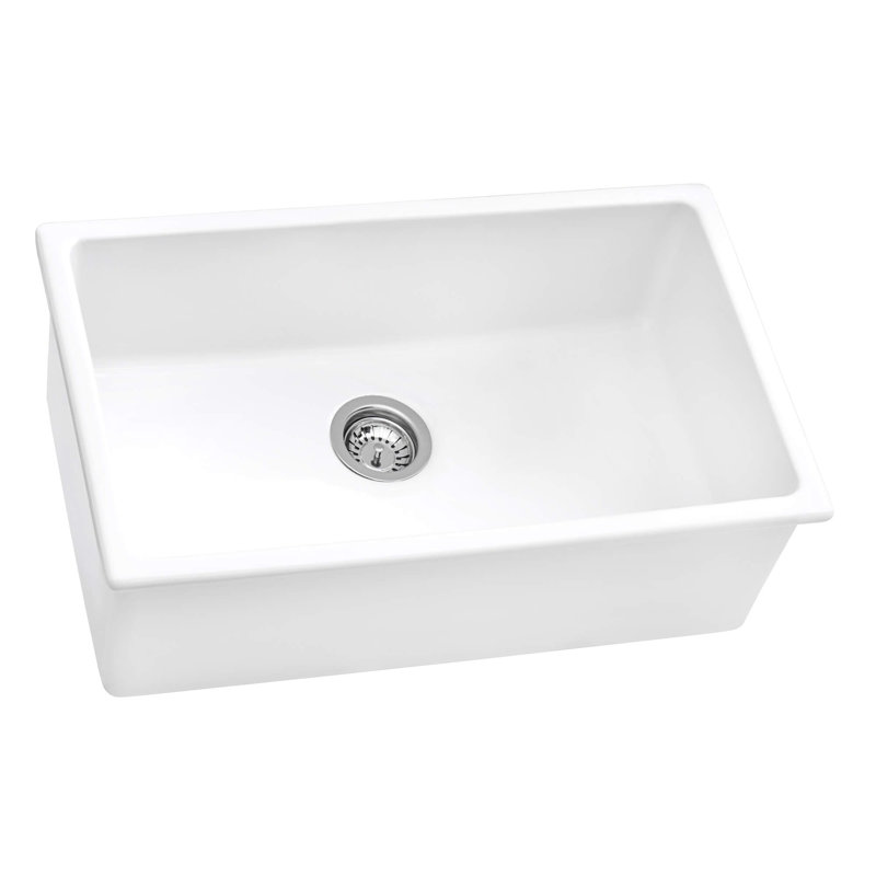 Fiamma 30" L x 18" W Drop-In Kitchen Sink