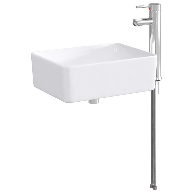 Belfry Bathroom 305mm W Metal Sink, Chrome