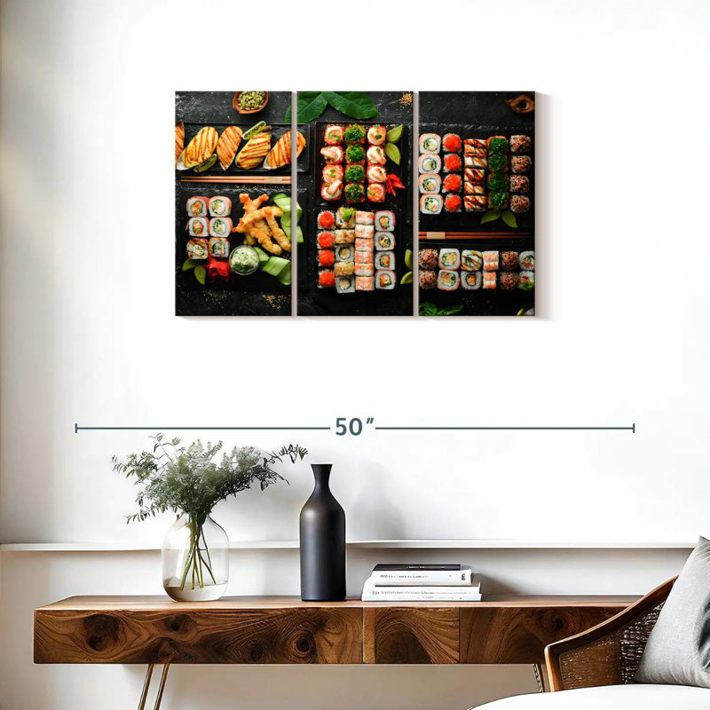 Yarlin Sushi Party, 20" H x 33" W
