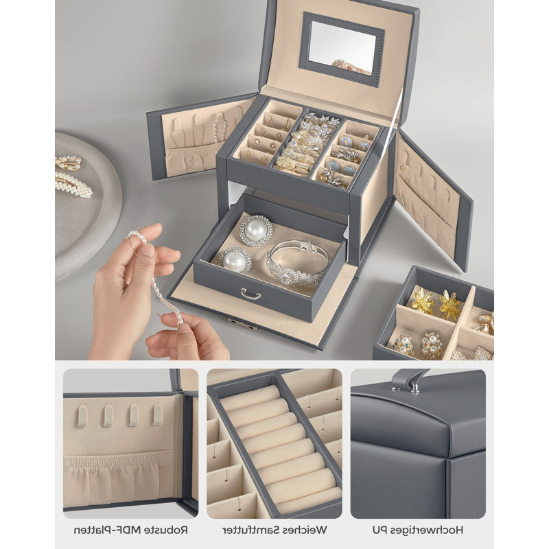 Jewellery Box +, Grey