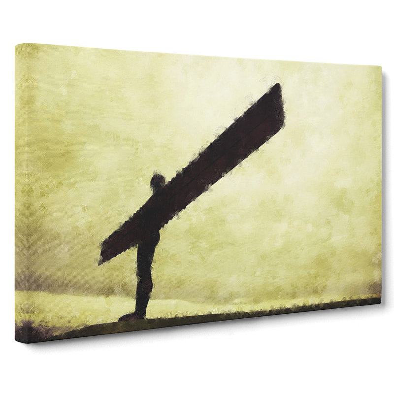 Angel Of The North In Newcastle Vol.4 - Wrapped Canvas, 40cm H x 60cm W x 3cm D
