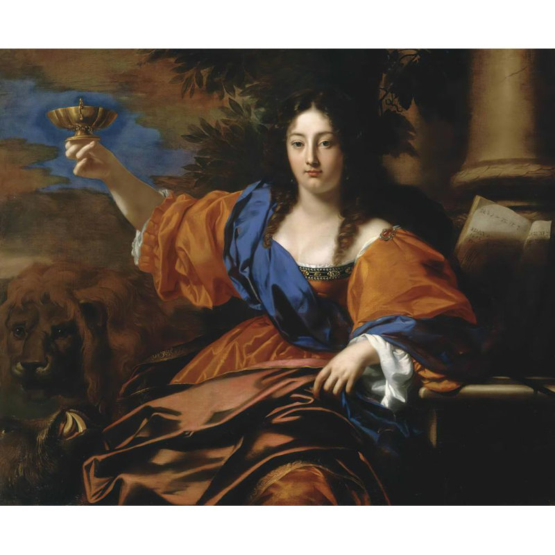 "Circe" par Nicolas Regnier - Toile tendue avec châssis, H 18 po x l 14 po