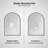 Tempered Glass and Aluminum Alloy Framed Decorative Wall Mirror-257386888-253819295