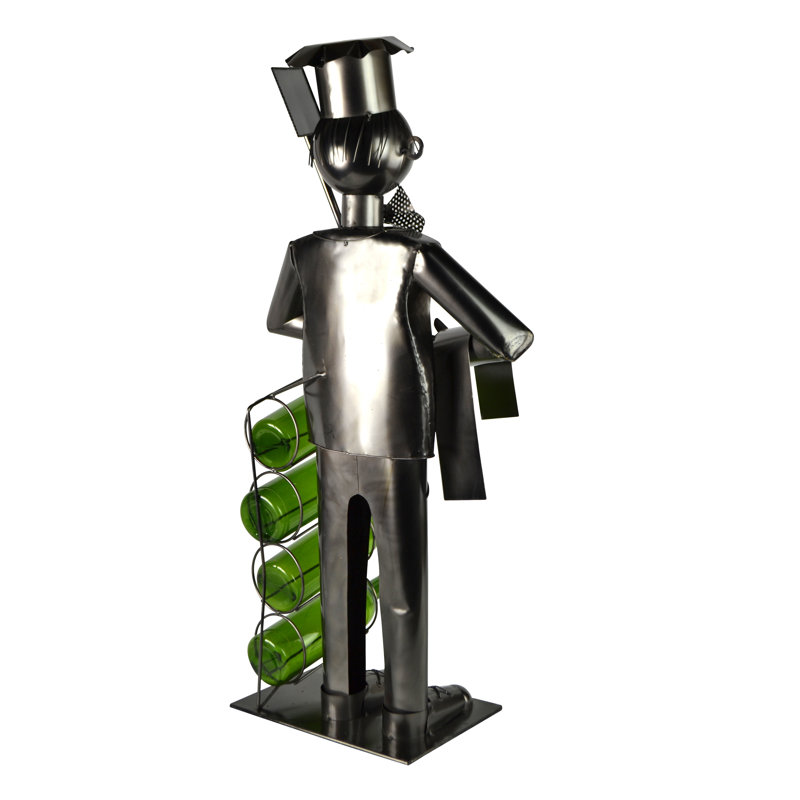 Support à vin pour 4 bouteilles