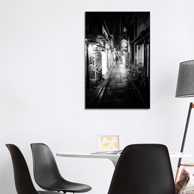 Street Scene Kyoto 1 Piece Wrapped Canvas Wall Art
