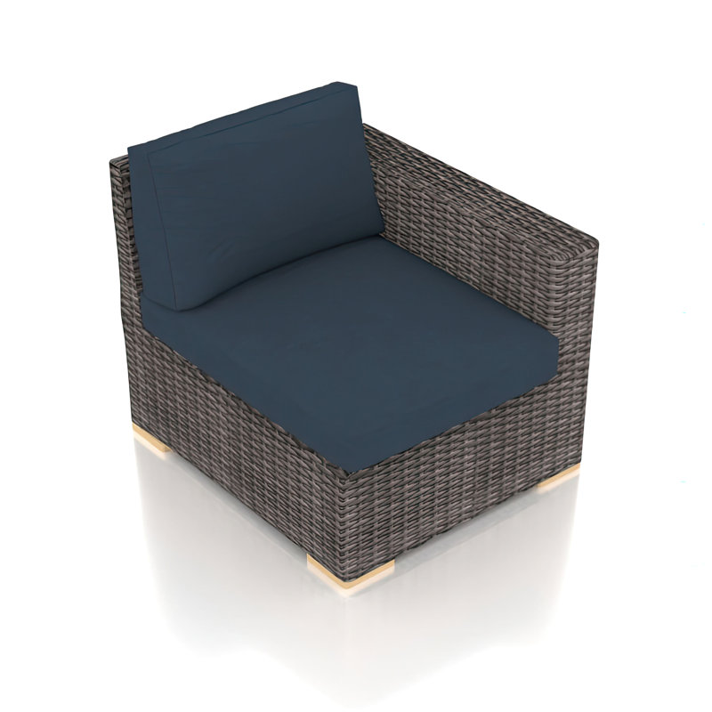 Chaise de terrasse avec coussins Sunbrella Marfik, Spectre indigo Sunbrella®