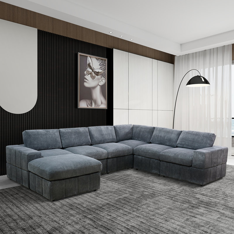 Presutto 7 - Piece Living Room Set