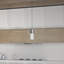Luminaire suspendu cylindrique à 1 lumière DEL avec accents de cristal Andromedae-1537043389