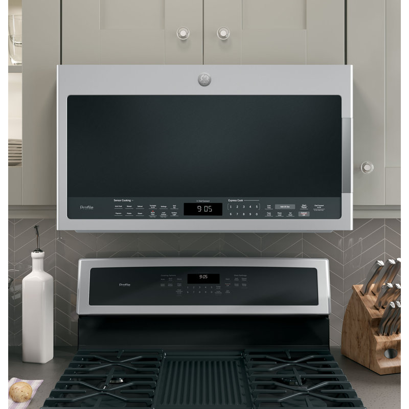30" 2.1 Cu. Ft. Over-the-Range Convertible Microwave with Sensor Cooking, Stainless Steel