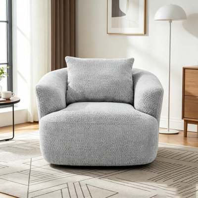 Canapé pivotant à 360 °, chaise d'appoint 38,2 po