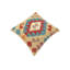 Oreiller rustique en kilim tissé à la main Caballer - 17 po x 18 po Rustic-283029695-283029682