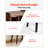 26.38 " H Media Shelves