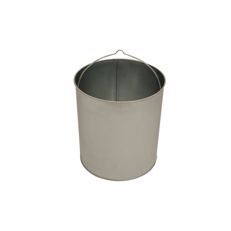4 Gallon Silver Stainless Steel Pedal Trash Can