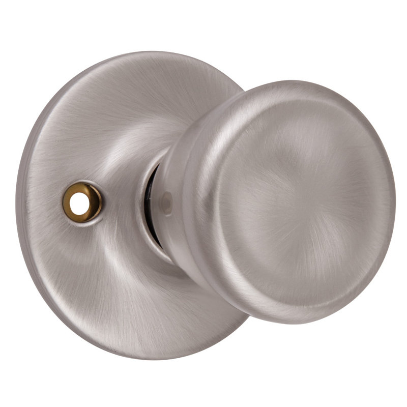 Faux bouton de porte Tulip, Nickel satiné
