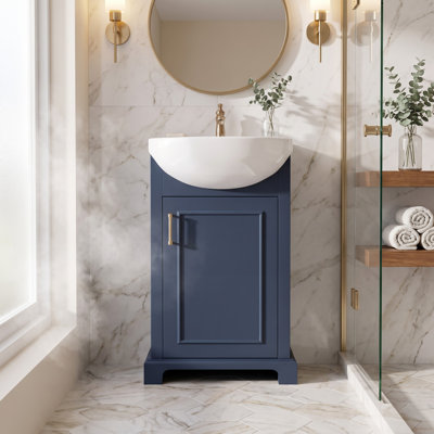 Single Bathroom Vanity with Ceramic Top