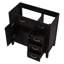 Meuble-lavabo 36 po sans lavabo, base d'armoire seulement, armoire de salle de bain avec tiroirs, structure solide et panneau de fibres à densité moyenne-110447352