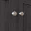 Meuble-lavabo moderne avec lavabo 35,5 po, armoire de rangement pour salle de bain avec portes à fermeture douce et 3 tiroirs, noir Munich