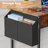 Desk and Chair Set: 32 Inch Computer Desk & Height Adjustable Black Mesh Chair-2056004291