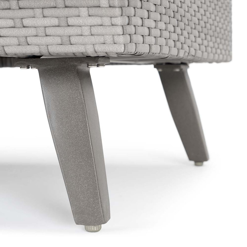 Ehrenfried 3 Piece Seating Group with Sunbrella Cushion Covers, Canvas Spa Sunbrella® Canvas