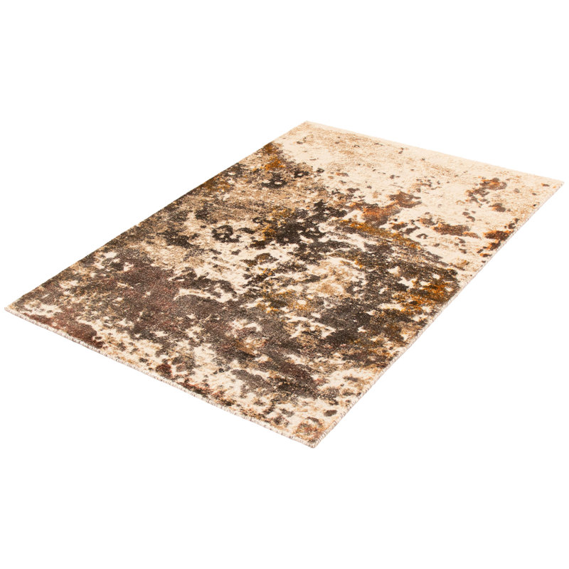 Tapis taupe tissé à la main Gadar