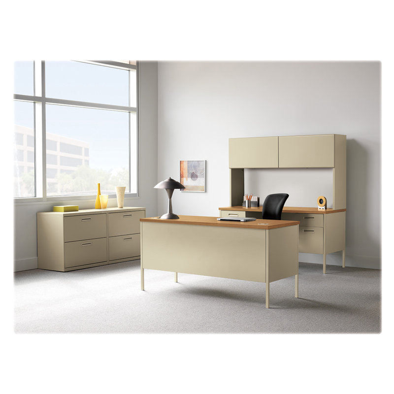 Bureau d'ordinateur Metro Classic, H 29,50 po x l 48 po x P 30 po, Récoltes / mastic, Droite