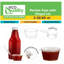Tasses en plastique avec couvercle à charnières 3 oz Ecoqualité