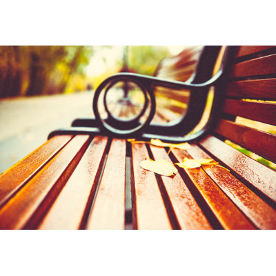 Park Bench by LaraBelova - Wrapped Canvas Print