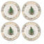 Spode Christmas Tree Gold Salad Plate 8"